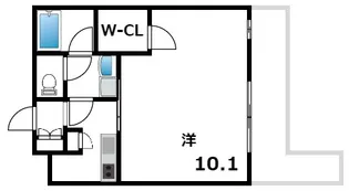ウェルスクエア芦屋【3階】の間取り