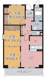 レルンブラール【1階】の間取り