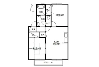 プレステージ芦屋A棟【1階】の間取り