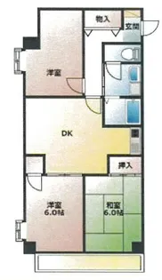 エクセル西宮【3階】の間取り