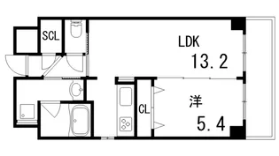 エーデルホーフ住吉本町【3階】の間取り