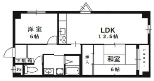 クオーターバレル木津山【3階】の間取り
