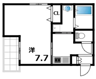 N’s village西宮戎【2階】の間取り
