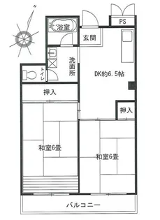 サングリーン大島【2階】の間取り