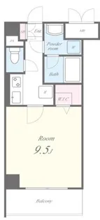 ラ・ビィNAKAZEN【1階】の間取り