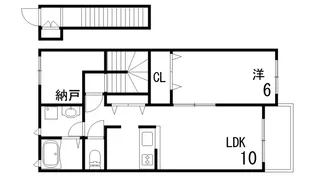ブリックス本山【2階】の間取り