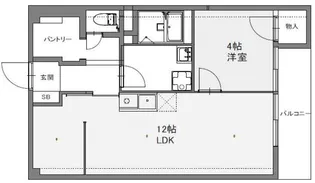 オール甲子園【4階】の間取り