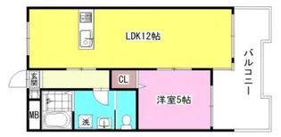 フォンテーヌ【3階】の間取り