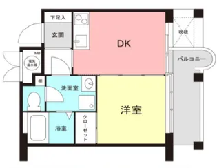 チェリービュウ芦屋川【5階】の間取り