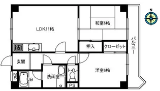 Vコート【2階】の間取り