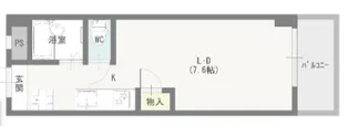 ビューライフ六甲【3階】の間取り