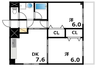 サイレンス1【3階】の間取り