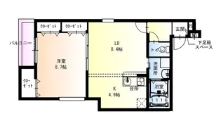 フジパレス御影本町【2階】の間取り