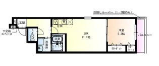 フジパレス御影本町【1階】の間取り