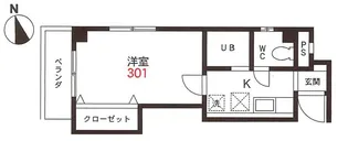 ユミール【3階】の間取り