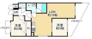 ビバリーハウス青谷弐番館【3階】の間取り