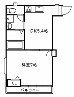 リッスルビル【2階】の間取り