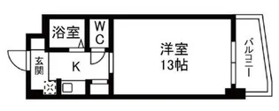 レジデンス米倉【1階】の間取り