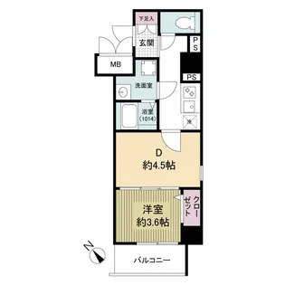 THE RESIDENCE N【5階】の間取り