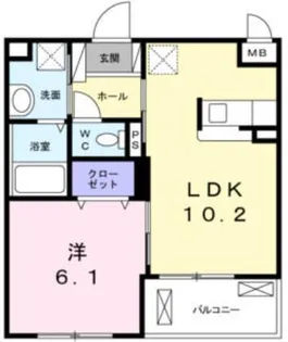 Camour【2階】の間取り