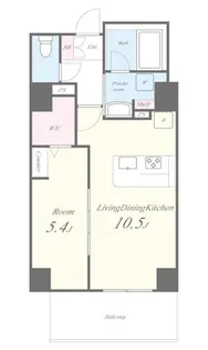 オリーブ西宮北口【3階】の間取り