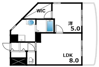 プリマヴェーラ甲南山手【6階】の間取り