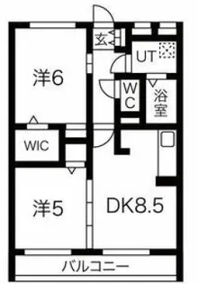 ペルルⅢ【1階】の間取り