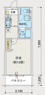リアフラッツ上ヶ原【2階】の間取り