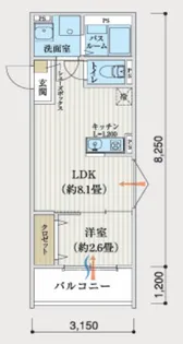 リアフラッツ上ヶ原【2階】の間取り