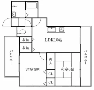 インテリアハシモトビル【5階】の間取り