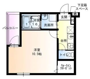 フジパレス西宮甲東園Ⅰ番館【1階】の間取り