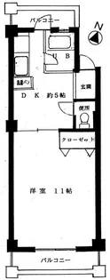 三富王子マンション【3階】の間取り