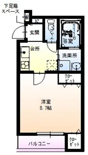 フジパレス西宮能登【3階】の間取り
