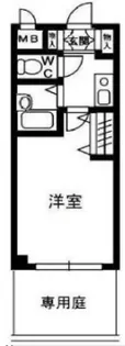 ローテローゼ本山【1階】の間取り