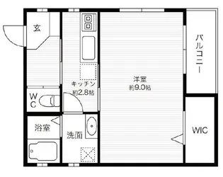 CoLaBo津門呉羽町【2階】の間取り