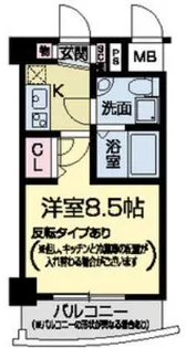 セレニテ甲子園【6階】の間取り