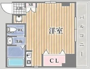 STAC西宮【3階】の間取り