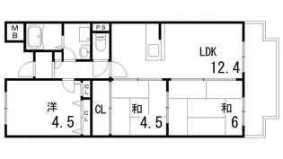 オルテンシアKOBE【6階】の間取り