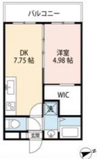 M’s court今津山中町【1階】の間取り