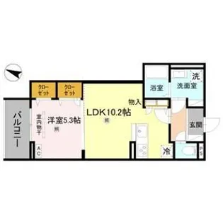 CORTE BREEZA御影【1階】の間取り