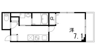 GKレジデンス西宮本町【3階】の間取り