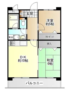 エクリュⅡ【2階】の間取り