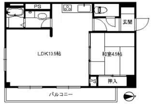 ラファ西宮北口【3階】の間取り