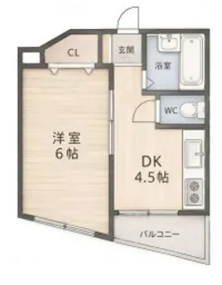 ハセガワビル【4階】の間取り