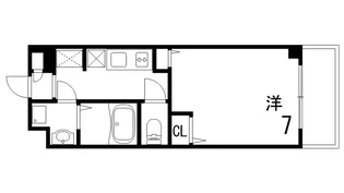 ポコアポコ芦屋【2階】の間取り