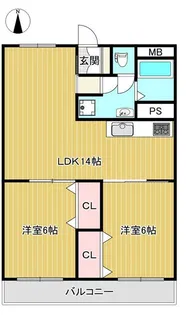 松本第一ビル【4階】の間取り