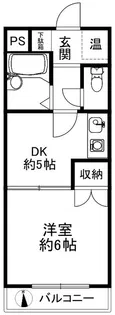 アバンシオ香櫨園【1階】の間取り