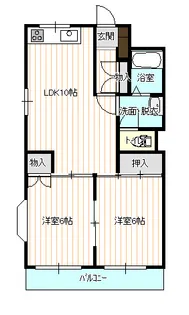 ファミーユプリート【301号室】の間取り