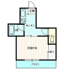 豊栄ハイツ河原町【206号室】の間取り