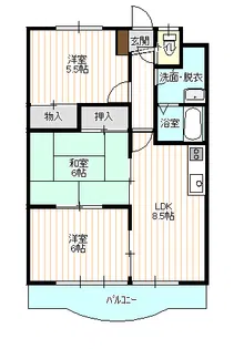 シティコート21【102号室】の間取り